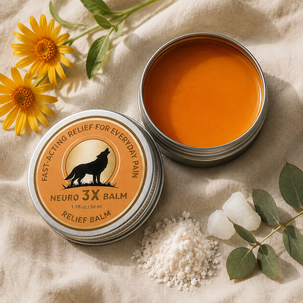 NeuroBalm 3X con árnica, alcanfor y MSM