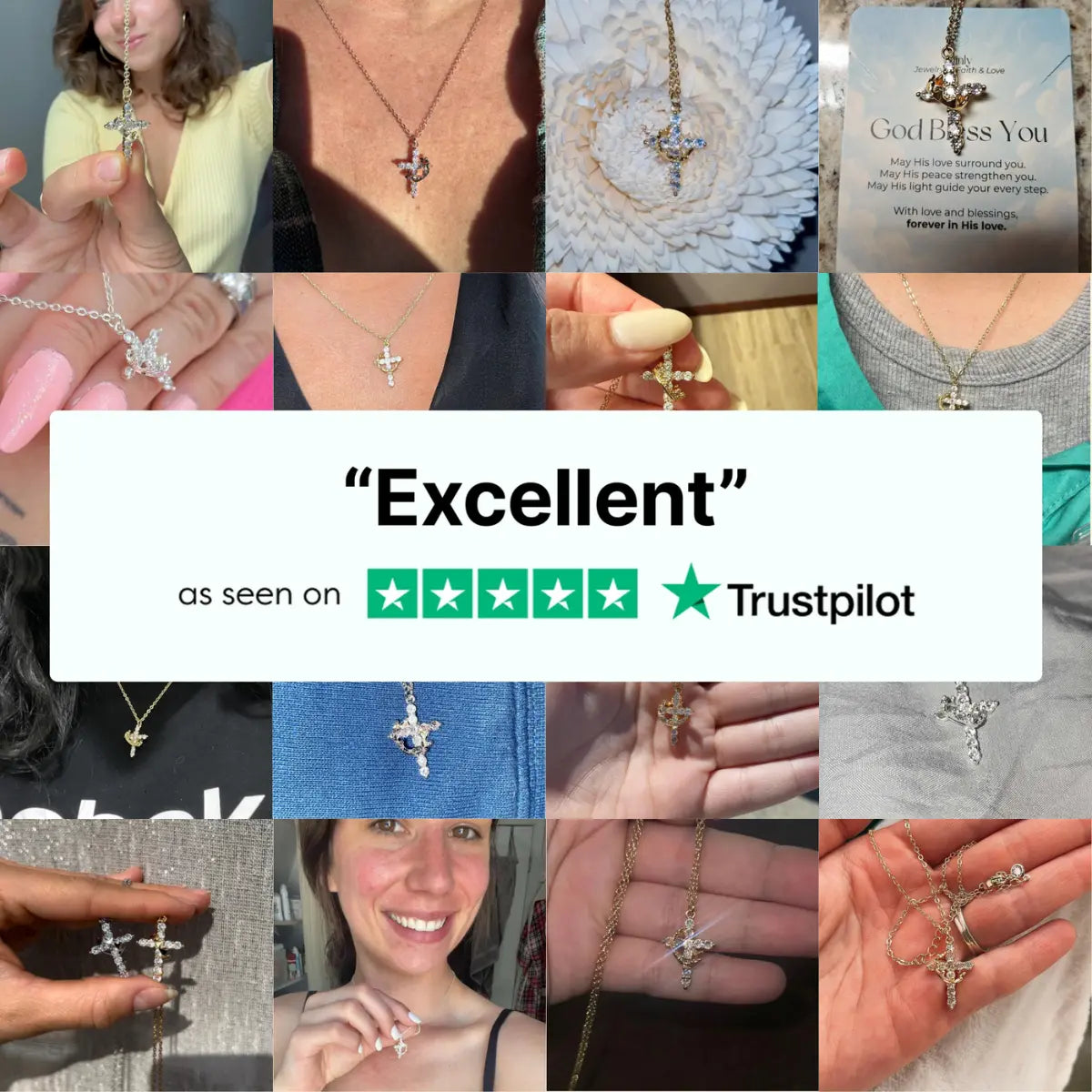 COLLAR CRUZ Y CORONA